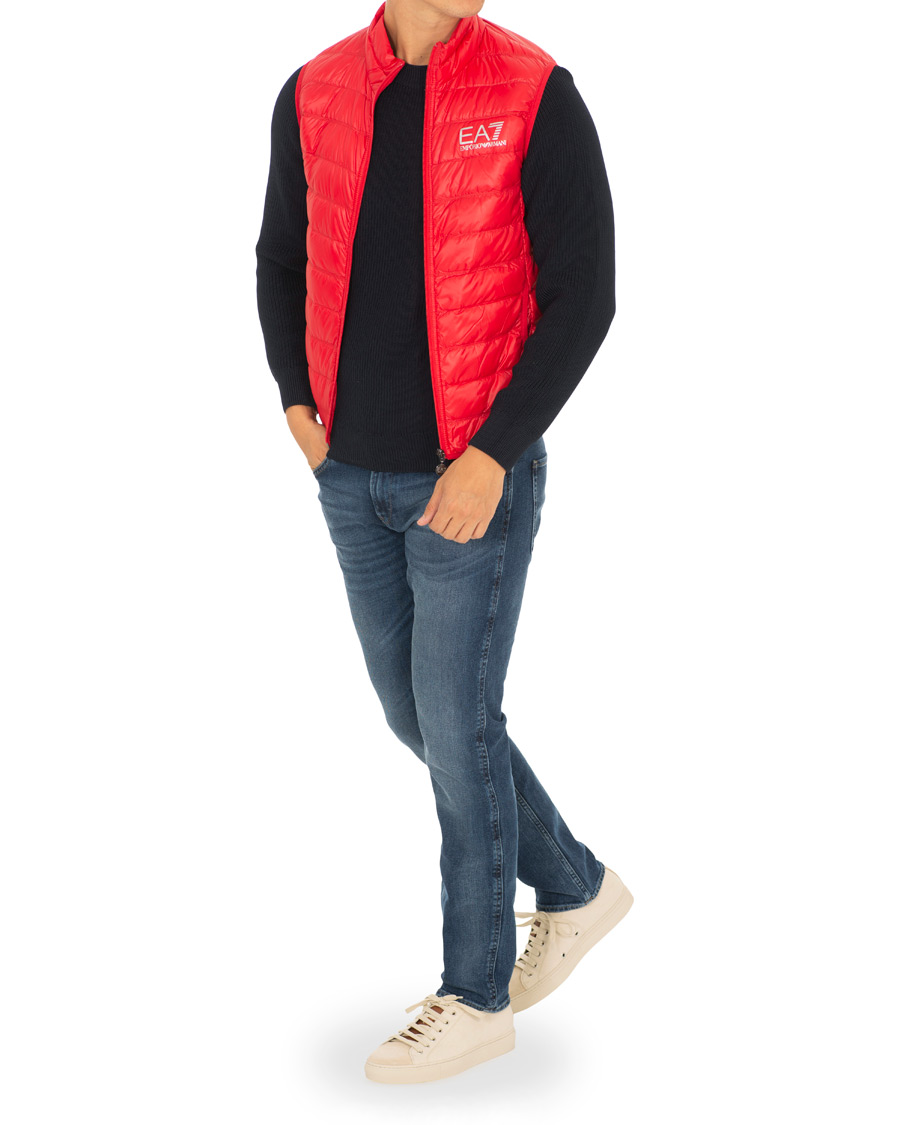 Heren | Jassen | EA7 | Train Core Light Down Vest Red