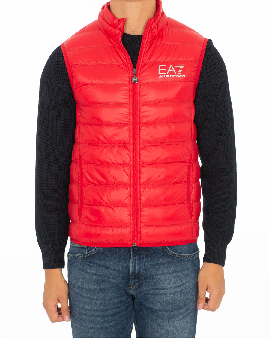 Heren | Jassen | EA7 | Train Core Light Down Vest Red
