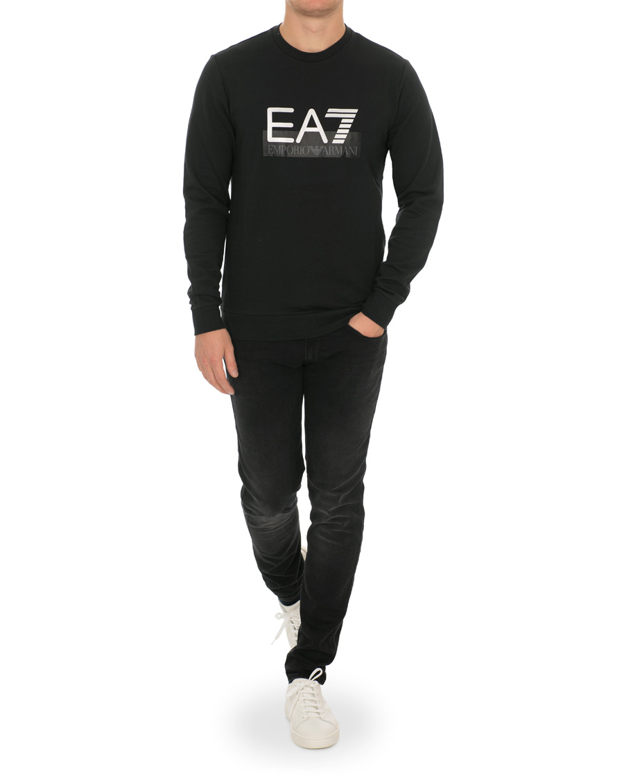 Heren | Truien | EA7 | Crew Neck Sweatshirt Black