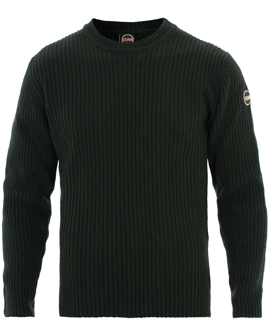 Heren | Truien | Colmar | Sayonara Wool/Alpacka Crew Neck Botanical
