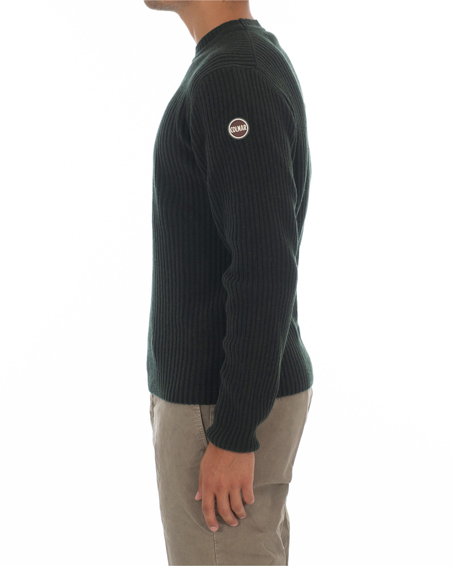 Heren | Truien | Colmar | Sayonara Wool/Alpacka Crew Neck Botanical