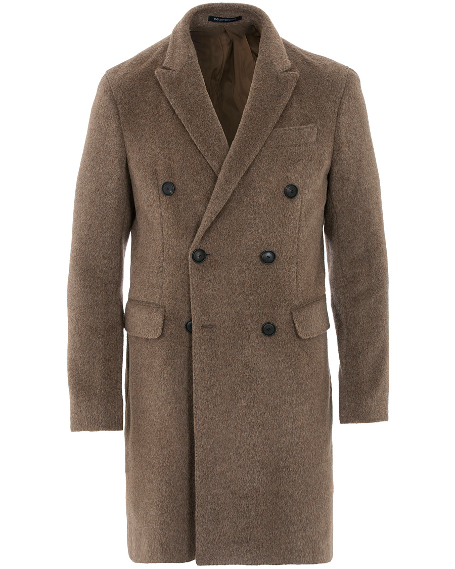 Heren | Jassen | Emporio Armani | Alpaca Coat Brown