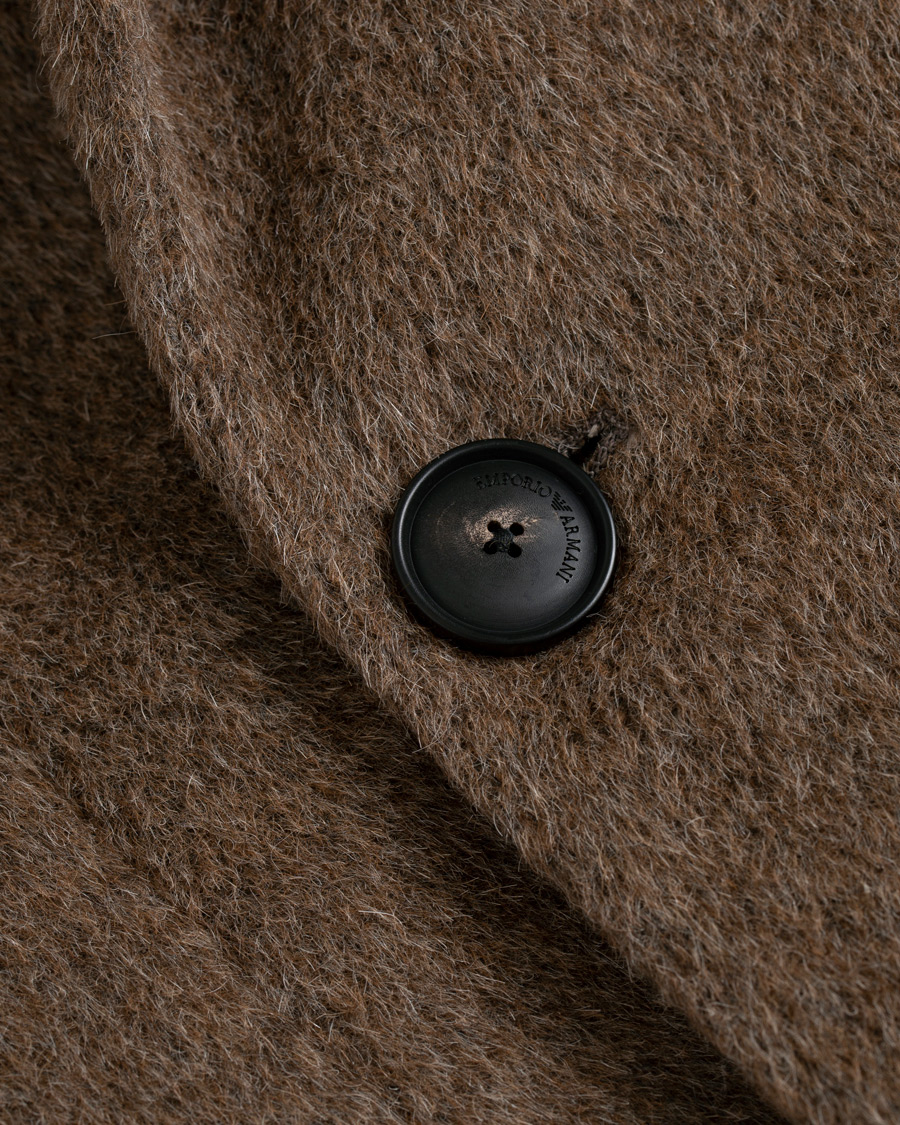 Heren | Jassen | Emporio Armani | Alpaca Coat Brown