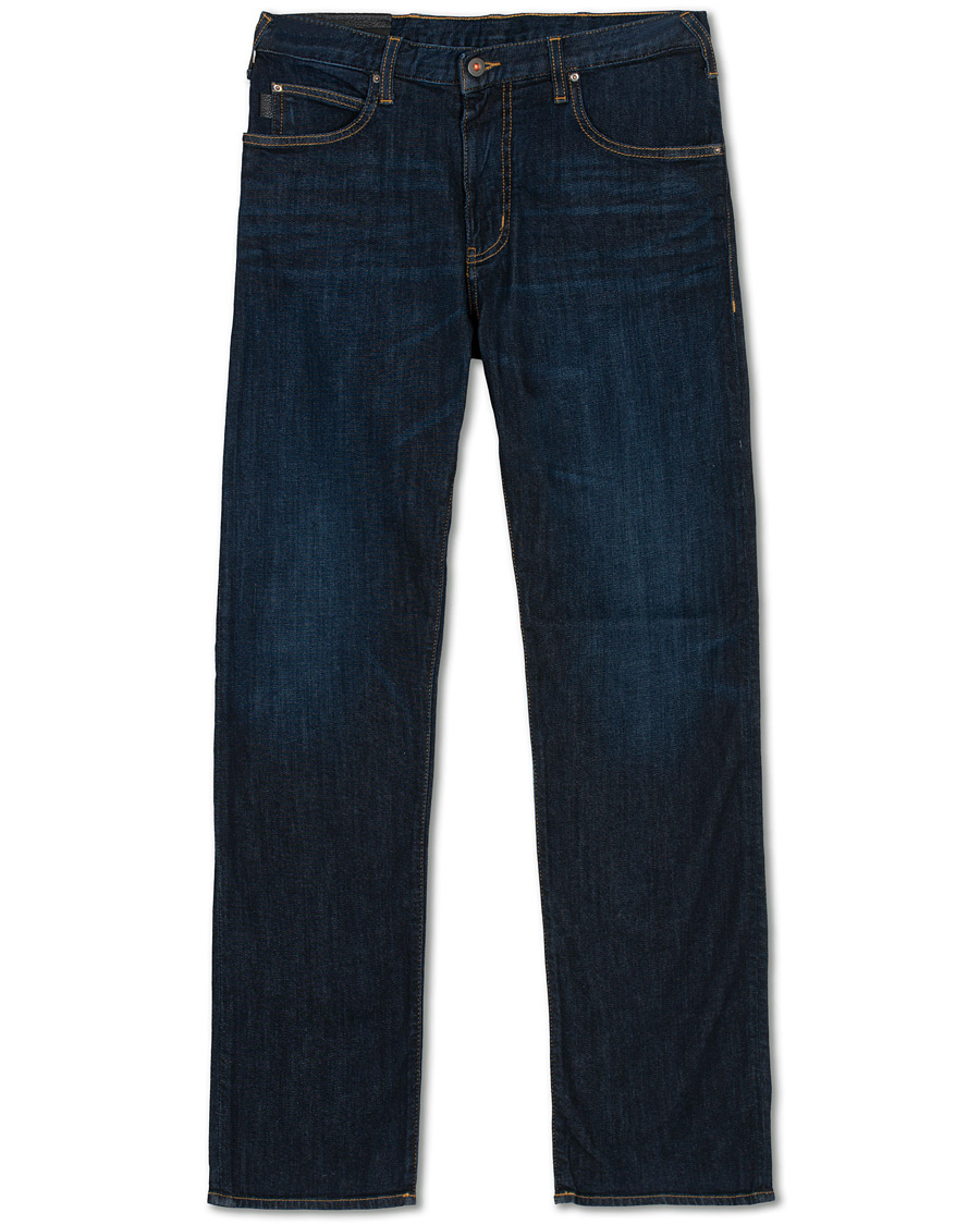 Heren | Jeans | Emporio Armani | Regular Fit Jeans Dark Blue
