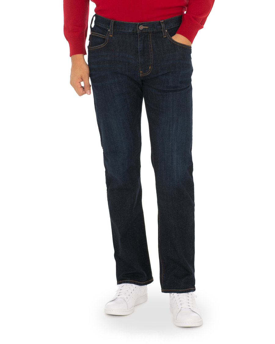 Heren | Jeans | Emporio Armani | Regular Fit Jeans Dark Blue