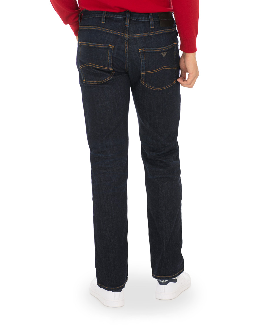 Heren | Jeans | Emporio Armani | Regular Fit Jeans Dark Blue