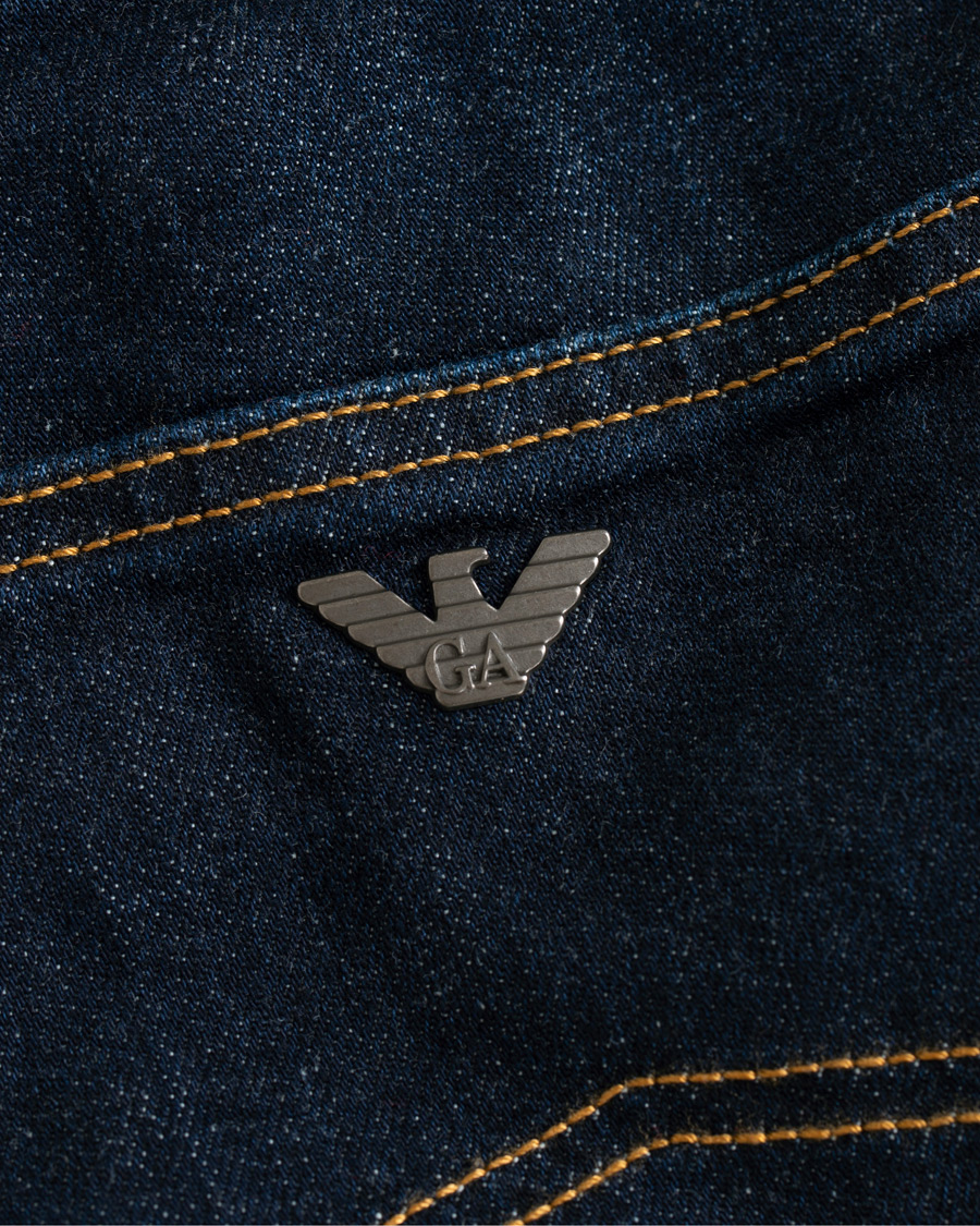 Heren | Jeans | Emporio Armani | Regular Fit Jeans Dark Blue