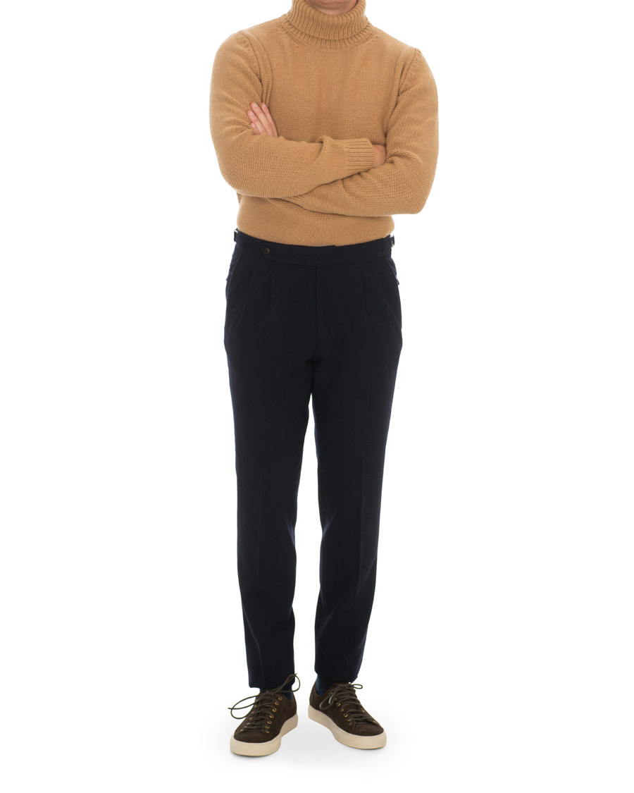 Heren | Truien | The Gigi | Jeffrey Heavy Knitted Turtleneck Sweater Camel