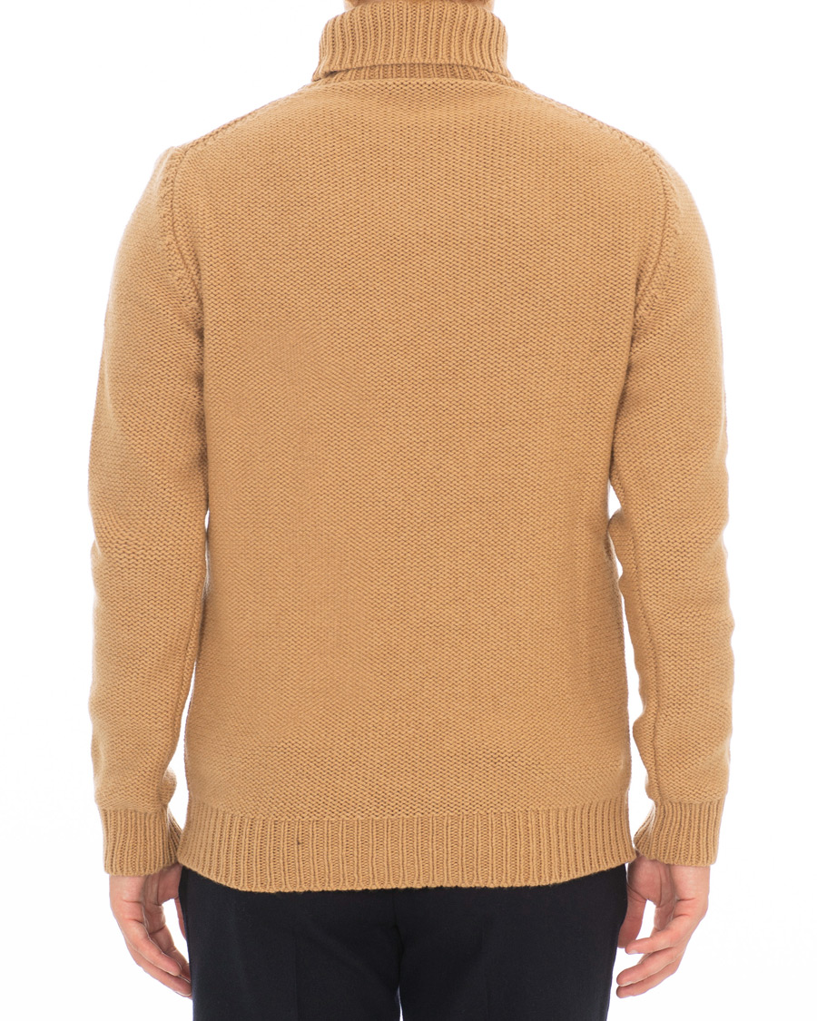 Heren | Truien | The Gigi | Jeffrey Heavy Knitted Turtleneck Sweater Camel