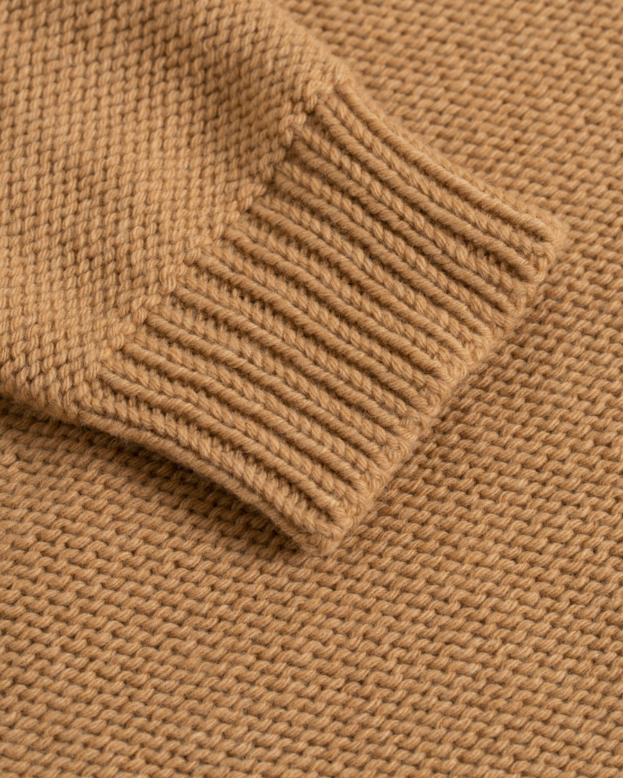 Heren | Truien | The Gigi | Jeffrey Heavy Knitted Turtleneck Sweater Camel