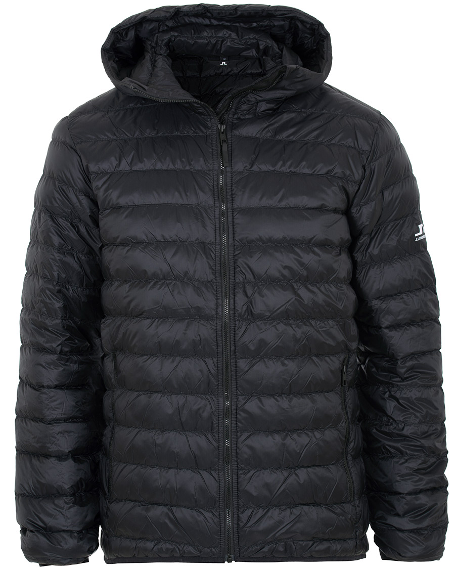 Heren | Jassen | J.Lindeberg | Lightweight Down Hooded Jacket Black