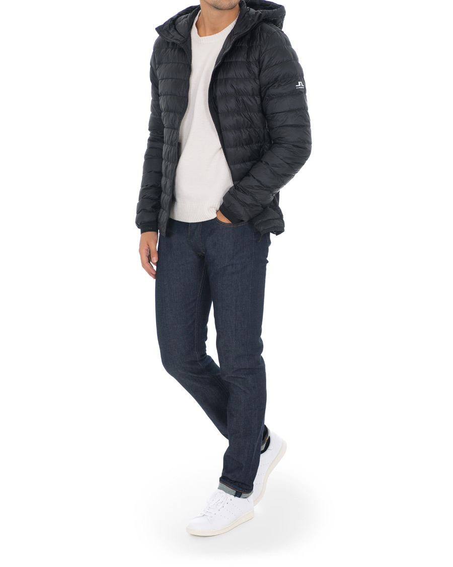 Heren | Jassen | J.Lindeberg | Lightweight Down Hooded Jacket Black
