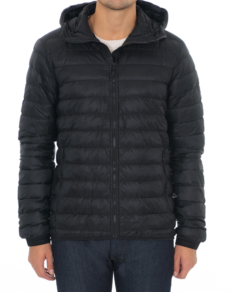Heren | Jassen | J.Lindeberg | Lightweight Down Hooded Jacket Black