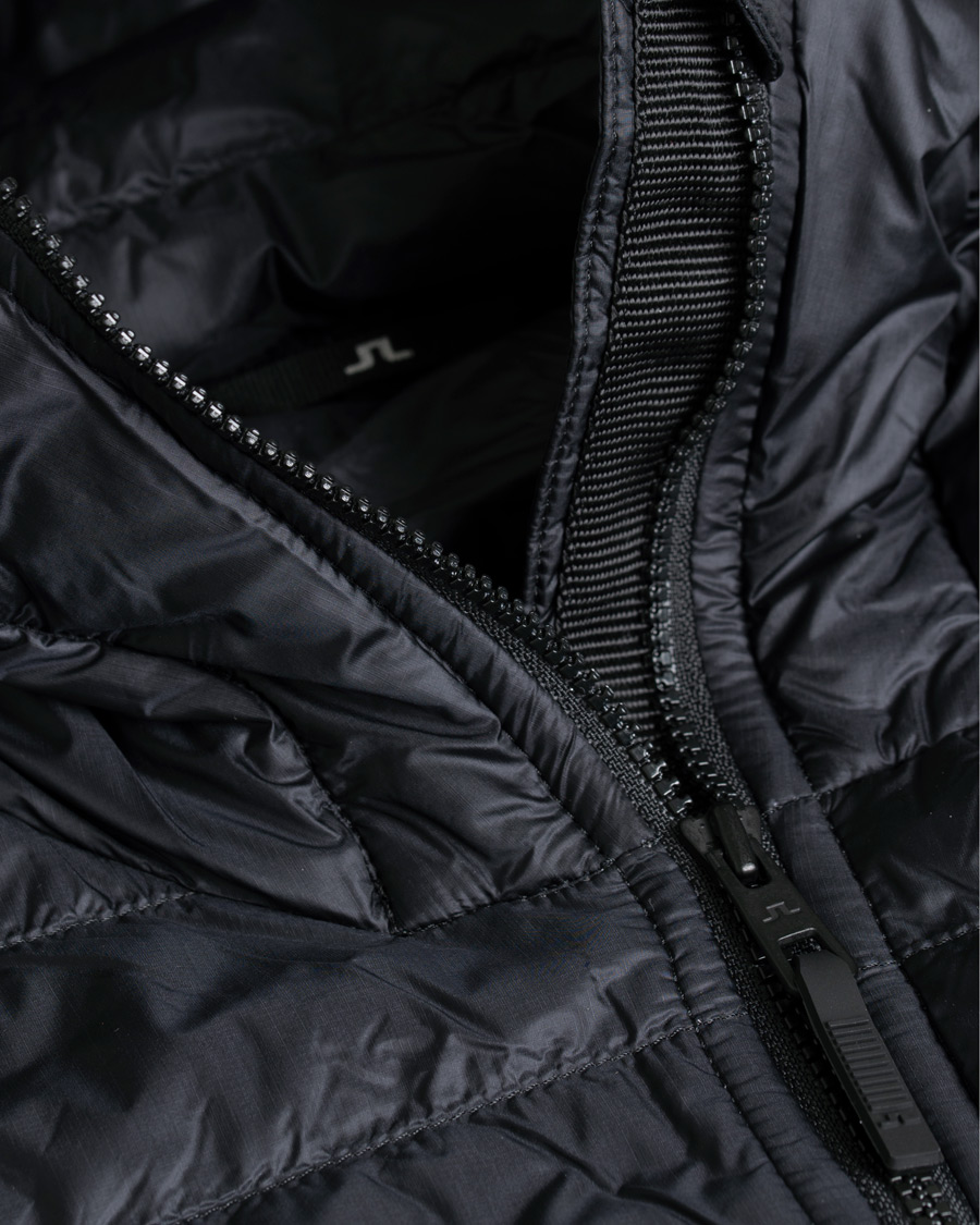 Heren | Jassen | J.Lindeberg | Lightweight Down Hooded Jacket Black