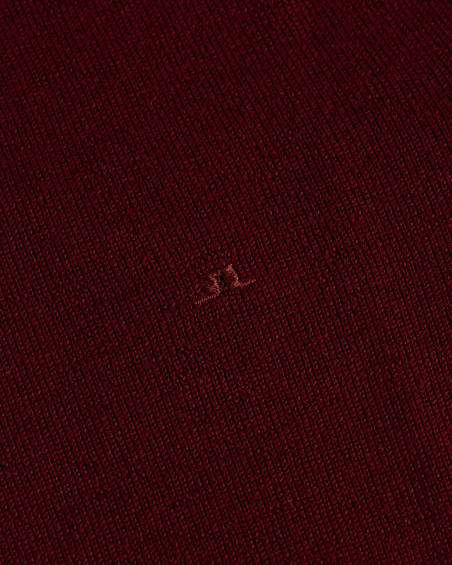 Heren | Truien | J.Lindeberg | Lyle True Merino Crew Neck Pullover Wine Red