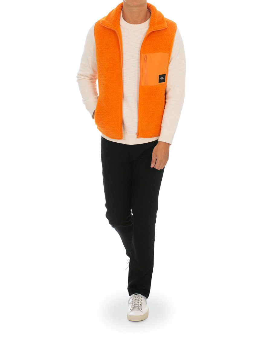 Heren | Jassen | Peak Performance | Fleece Vest Orange
