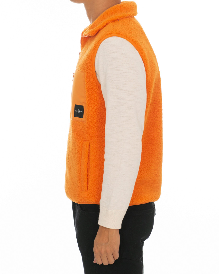 Heren | Jassen | Peak Performance | Fleece Vest Orange