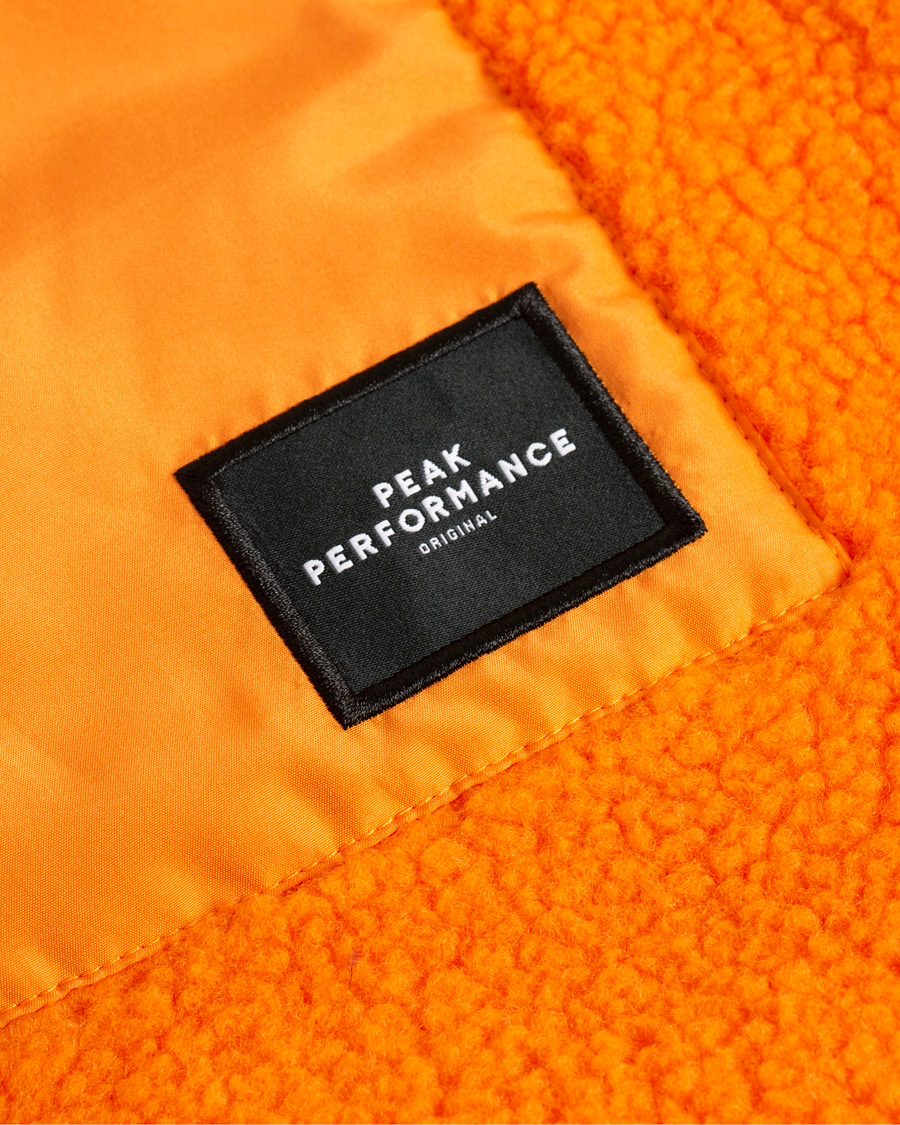 Heren | Jassen | Peak Performance | Fleece Vest Orange