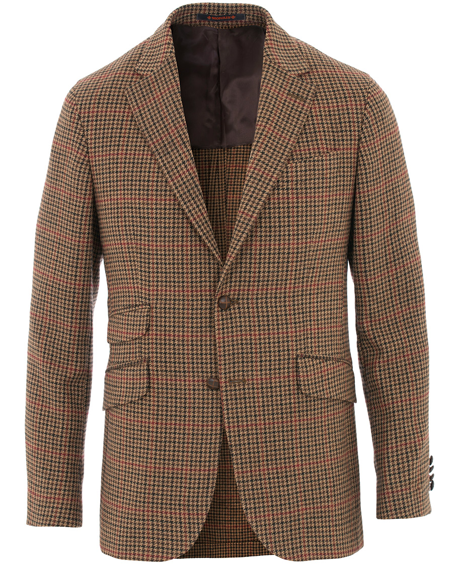 Heren | Blazers | Morris | Strafford Tweed Check Blazer Brown