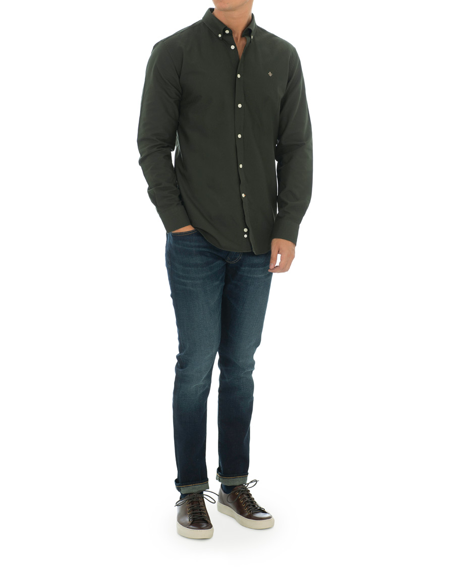 Heren | Overhemden | Morris | Douglas Oxford Shirt Olive
