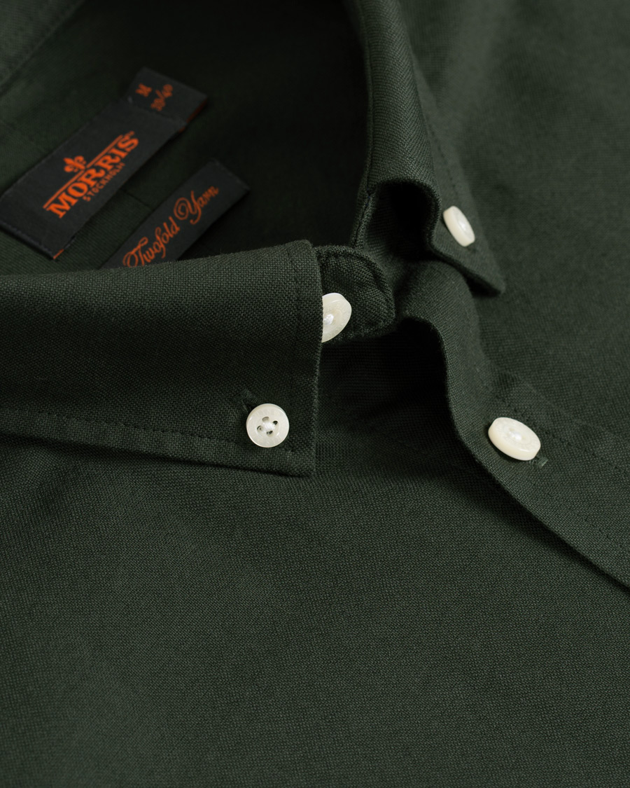 Heren | Overhemden | Morris | Douglas Oxford Shirt Olive