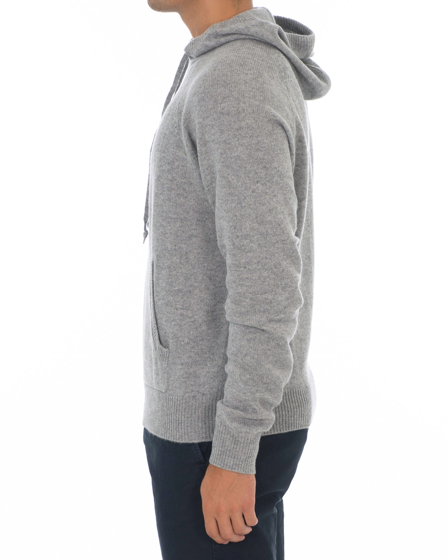 Heren | Truien | Soft Goat | Cashmere Chunky Hoodie Grey