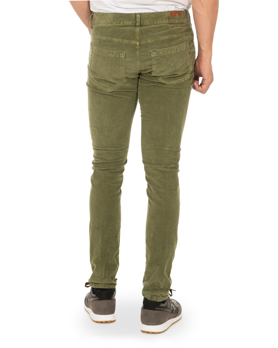 Heren | Broeken | Dondup | George Corduroy Trousers Green