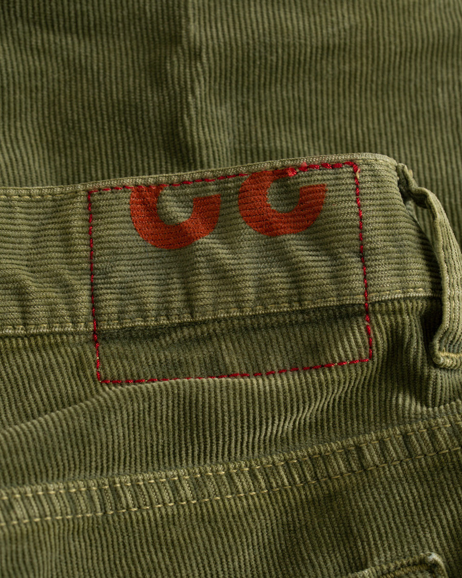 Heren | Broeken | Dondup | George Corduroy Trousers Green