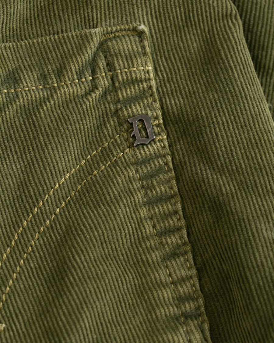 Heren | Broeken | Dondup | George Corduroy Trousers Green