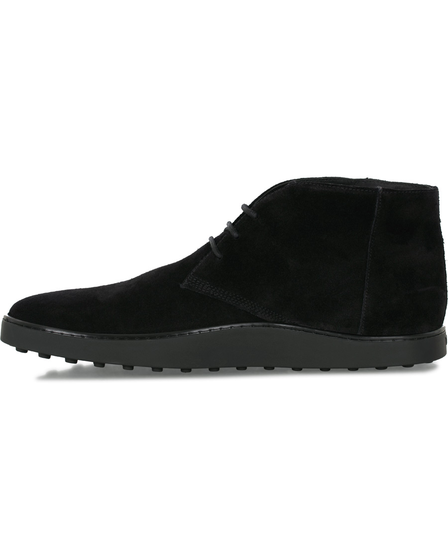 Heren | Tod's Polacco Casetta Chukka Boot Black Suede | Tod's | Polacco Casetta Chukka Boot Black Suede