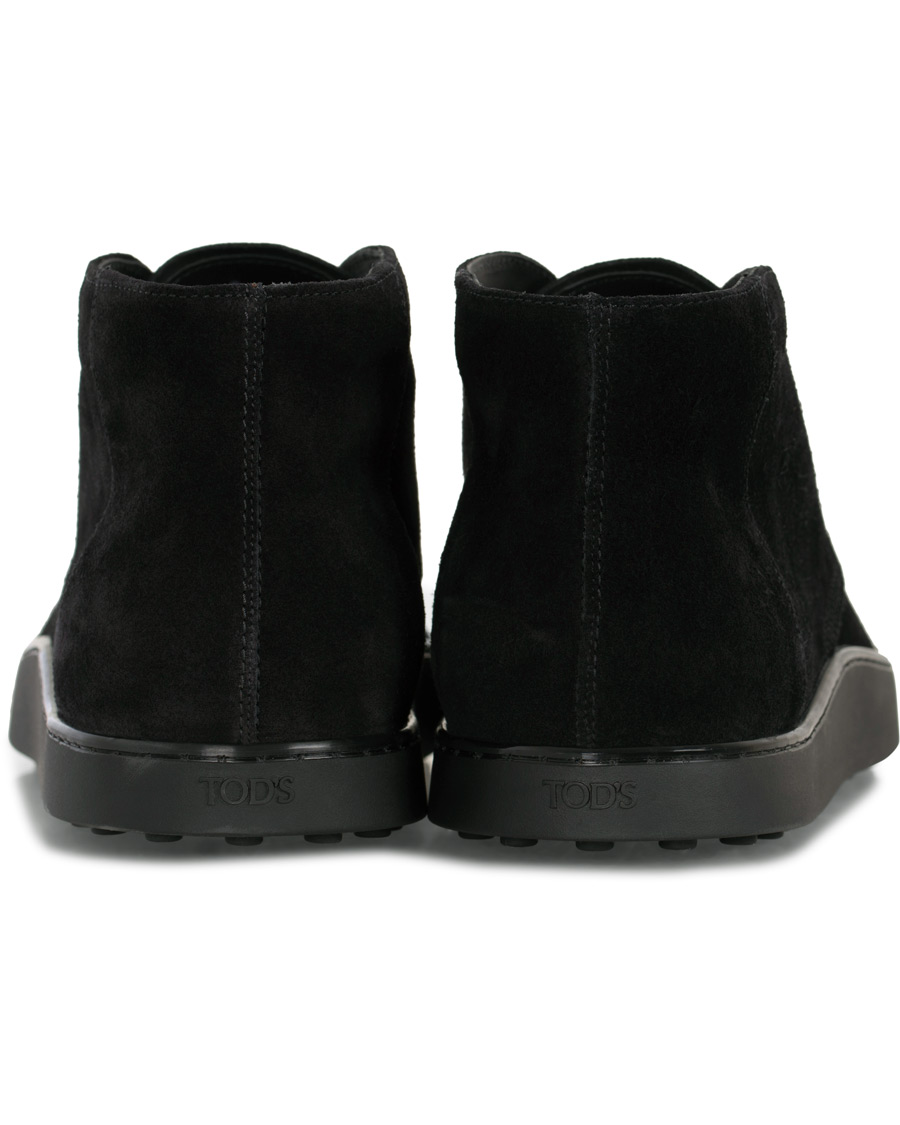 Heren | Tod's Polacco Casetta Chukka Boot Black Suede | Tod's | Polacco Casetta Chukka Boot Black Suede