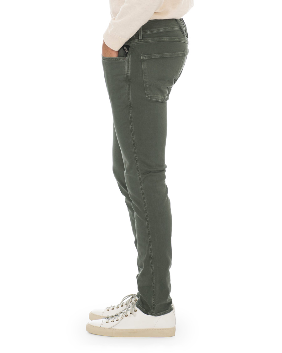 Heren | Broeken | Replay | Anbass Hyperflex 5-Pocket Trousers Green