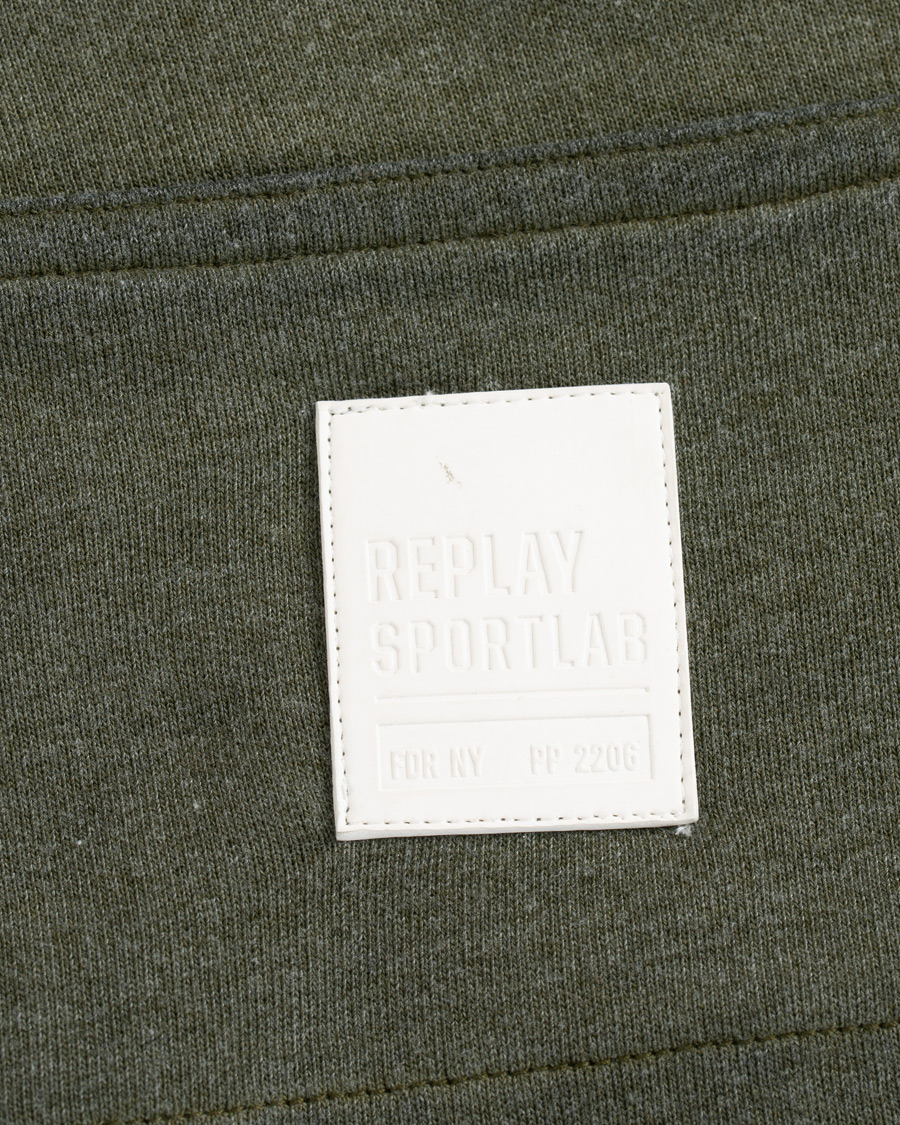 Heren | Broeken | Replay | SportLab Sweatpants Military Green
