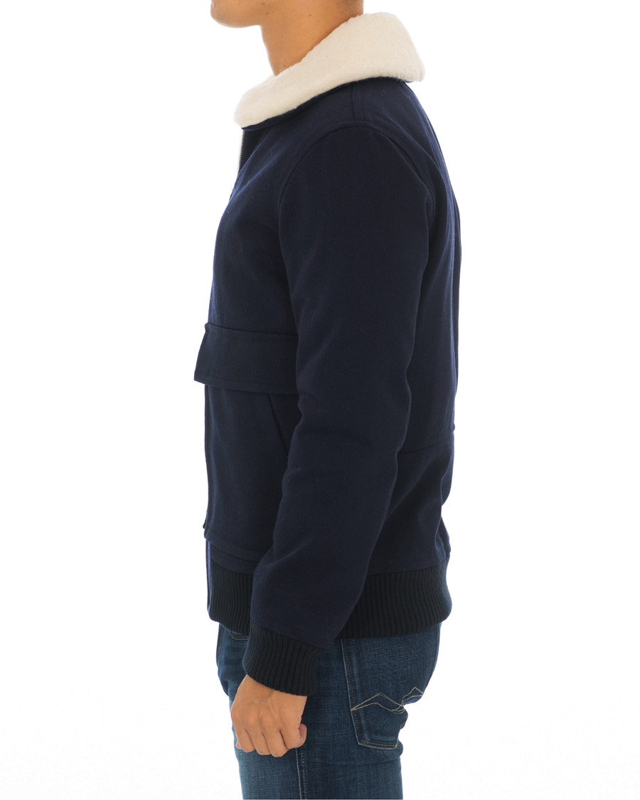 Heren | Jassen | A.P.C. | Blouson Bronze Jacket Marine