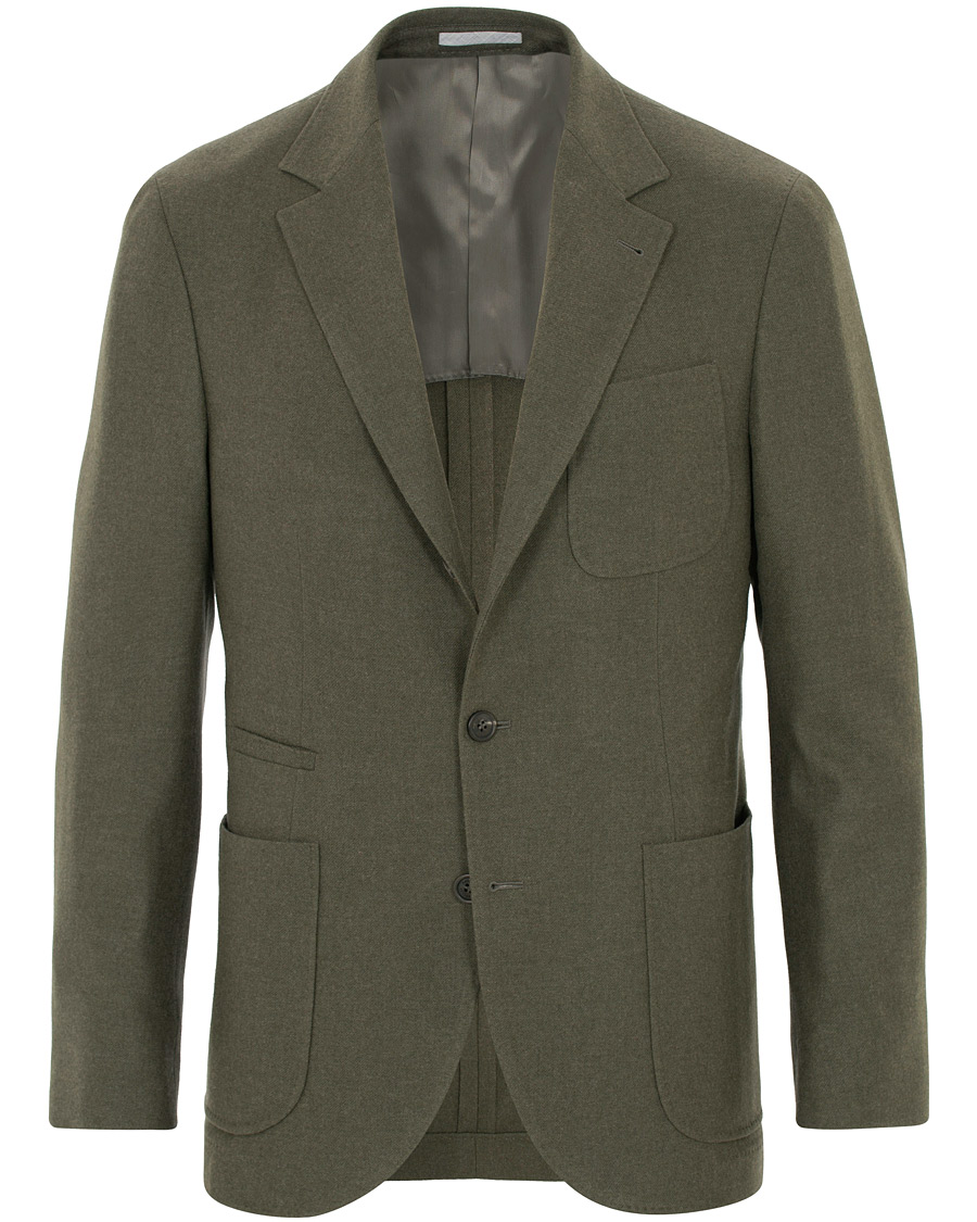 Heren | Blazers | Brunello Cucinelli | Cashmere Blend Patch Pocket Blazer Green