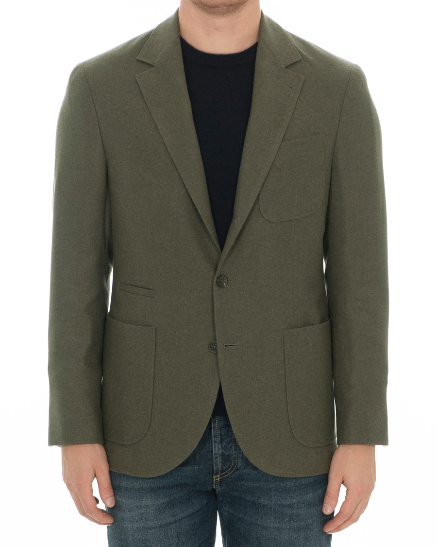 Heren | Blazers | Brunello Cucinelli | Cashmere Blend Patch Pocket Blazer Green