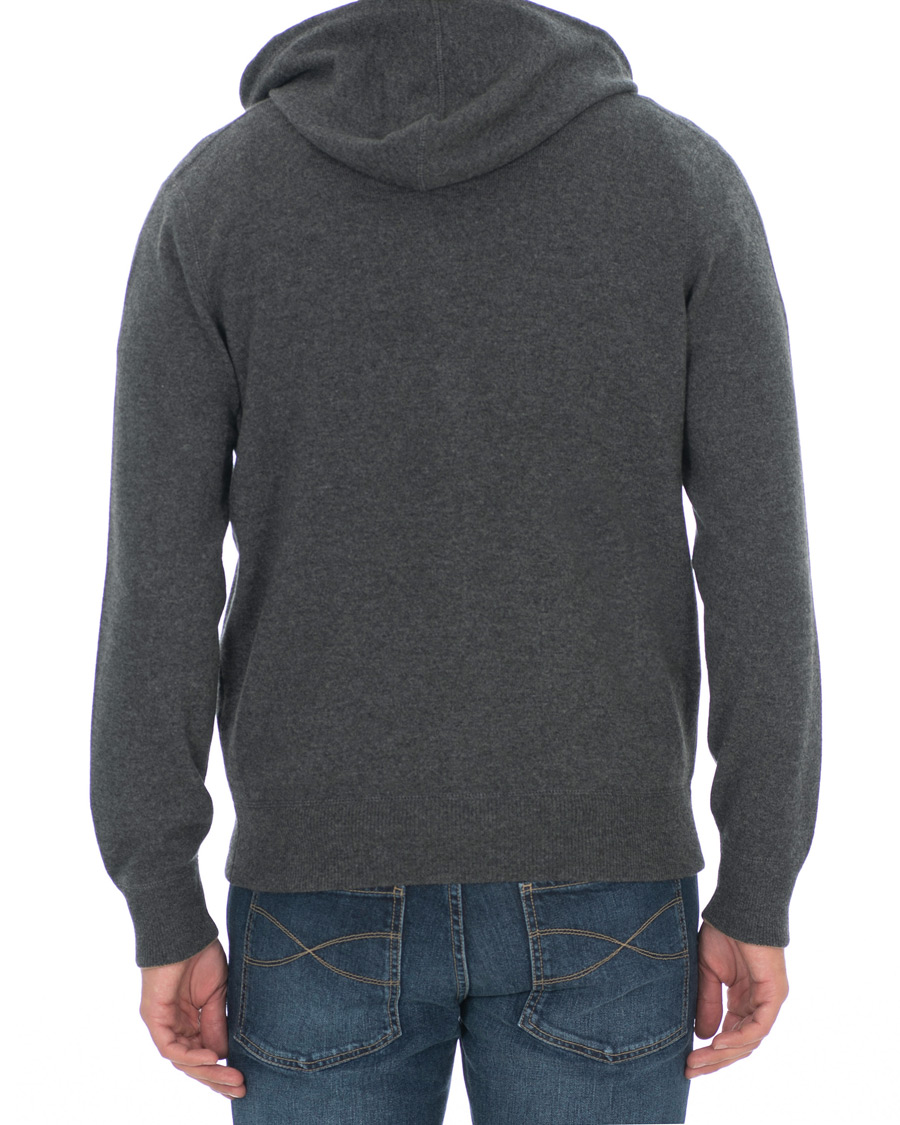 Heren | Truien | Brunello Cucinelli | Cashmere Zip Hoodie Dark Grey