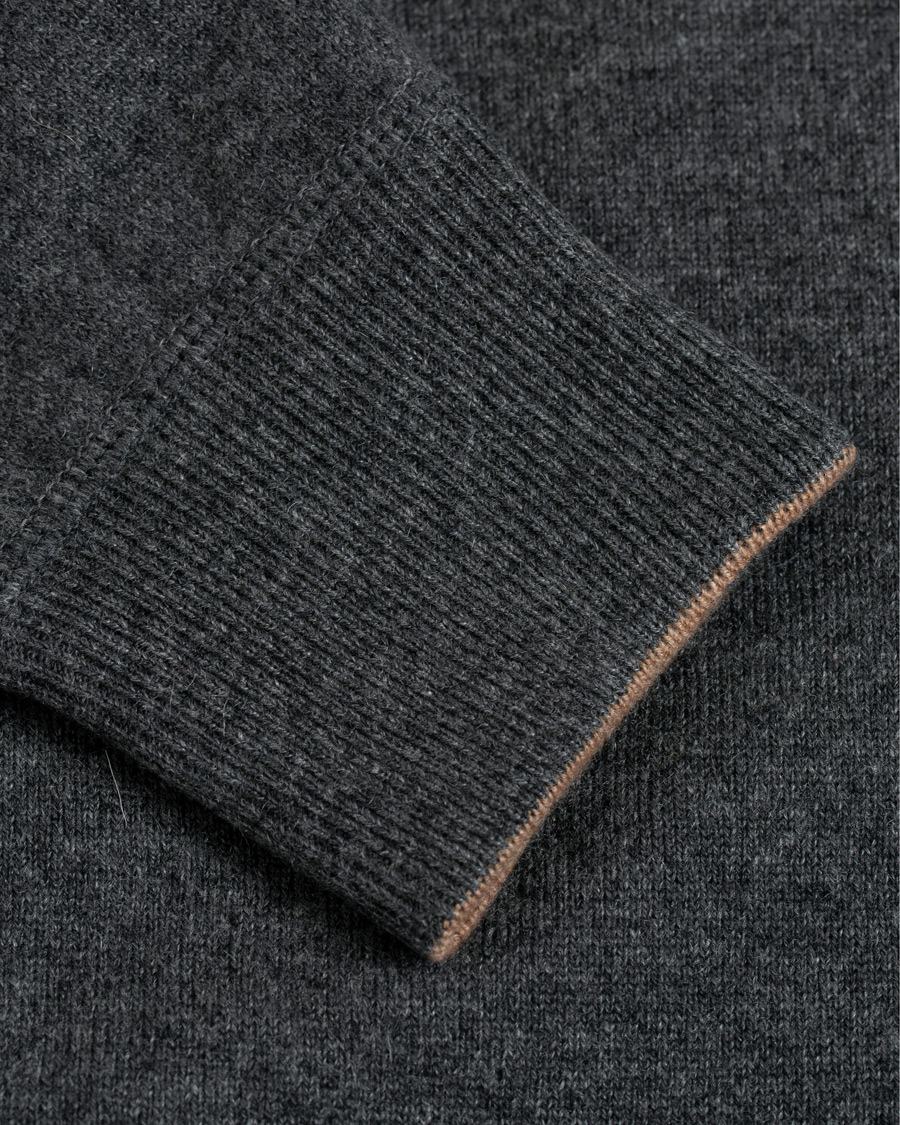 Heren | Truien | Brunello Cucinelli | Cashmere Zip Hoodie Dark Grey