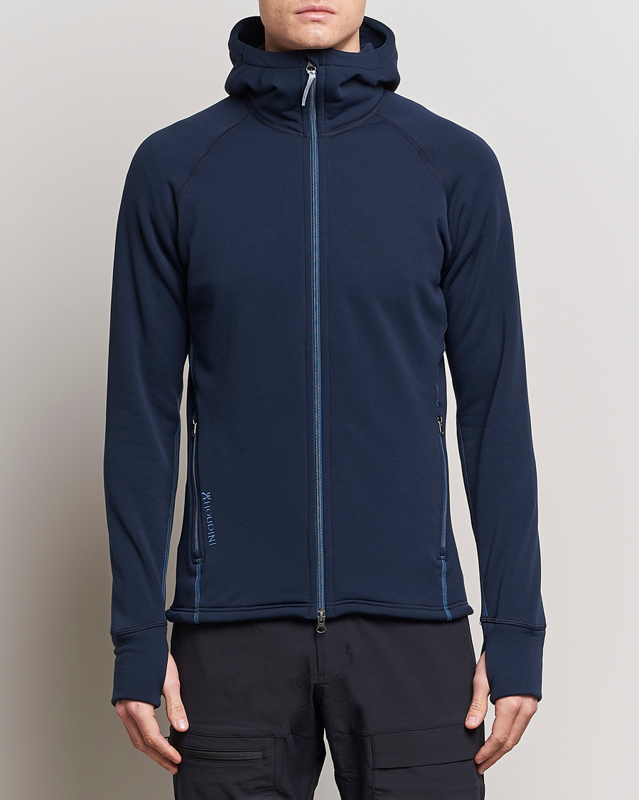 Men | Hooded Sweatshirts | Houdini | Power Houdi Blue Illusion