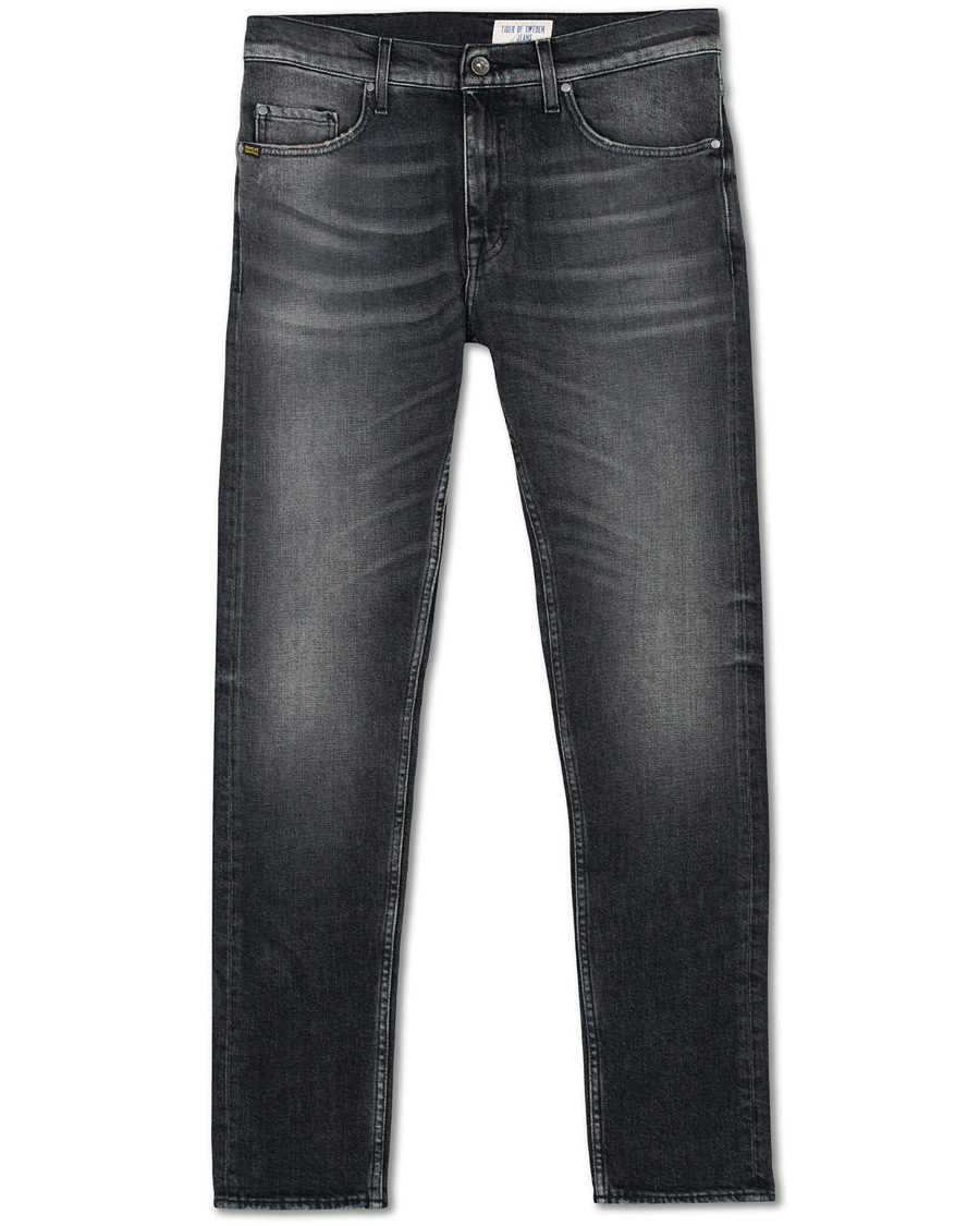 Heren | Jeans | Tiger of Sweden Jeans | Pistolero Nigther Stretch Jeans Black Washed