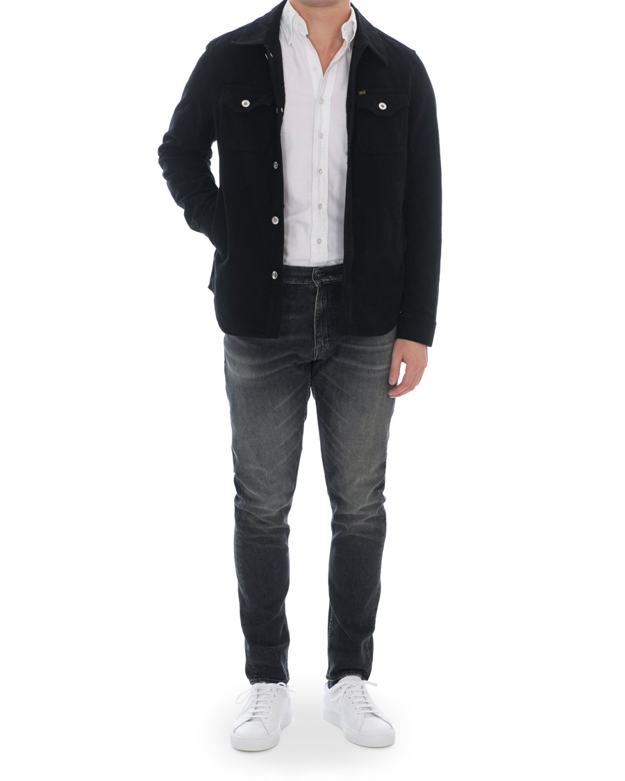 Heren | Jeans | Tiger of Sweden Jeans | Pistolero Nigther Stretch Jeans Black Washed