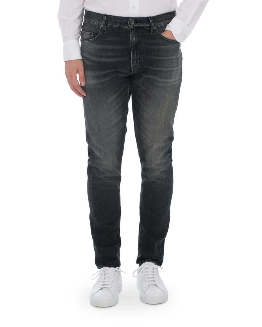 Heren | Jeans | Tiger of Sweden Jeans | Pistolero Nigther Stretch Jeans Black Washed