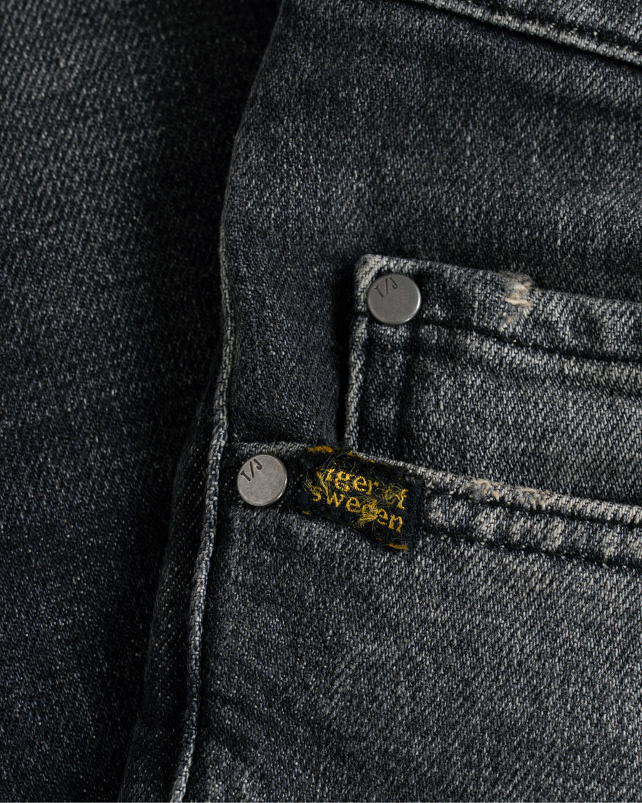 Heren | Jeans | Tiger of Sweden Jeans | Pistolero Nigther Stretch Jeans Black Washed