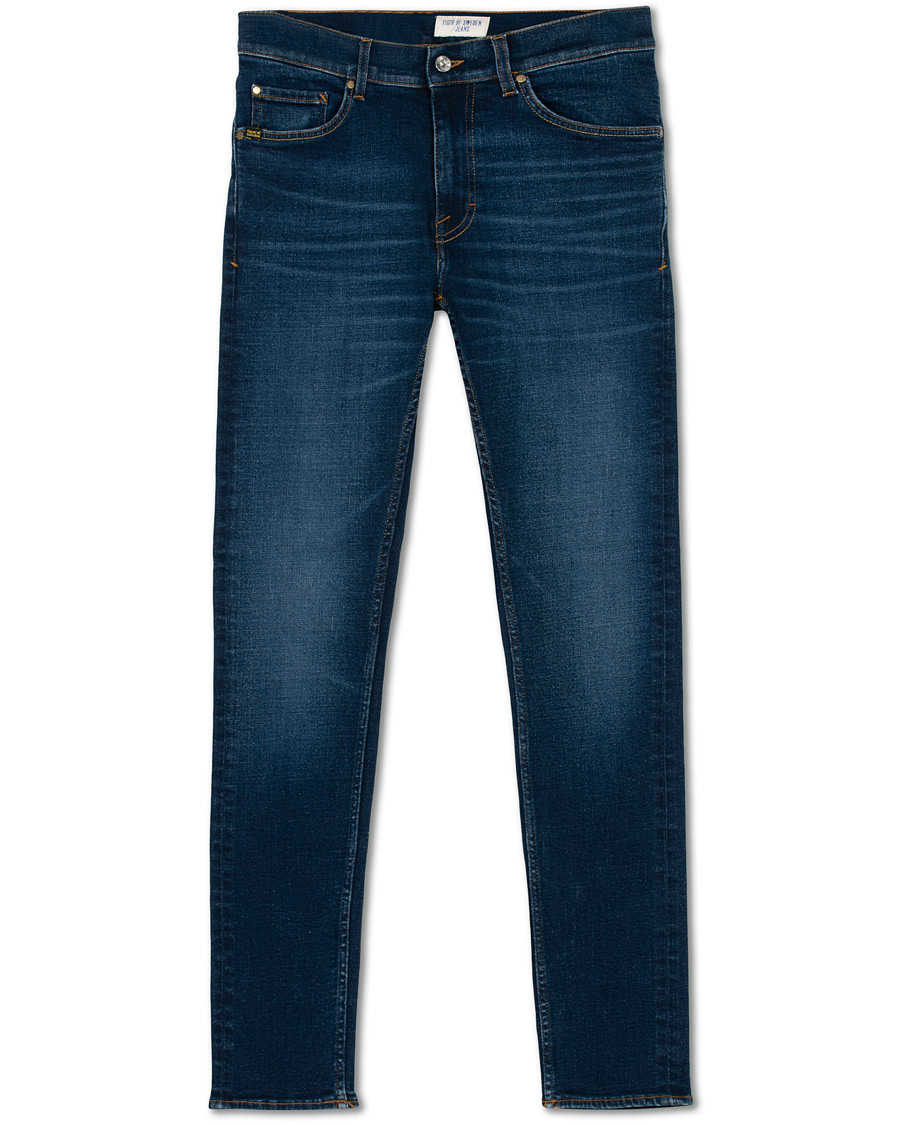 Heren | Jeans | Tiger of Sweden | Evolve Charm Superstretch Jeans Blue