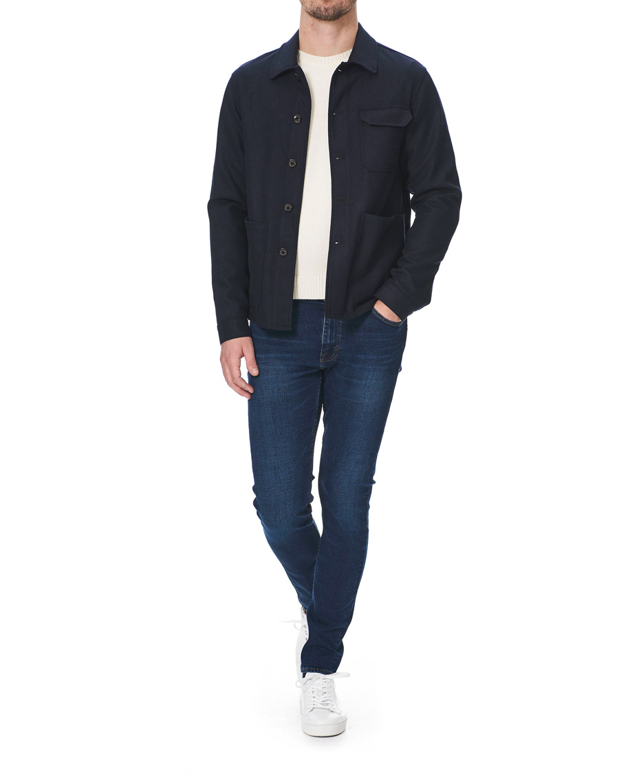 Heren | Jeans | Tiger of Sweden | Evolve Charm Superstretch Jeans Blue