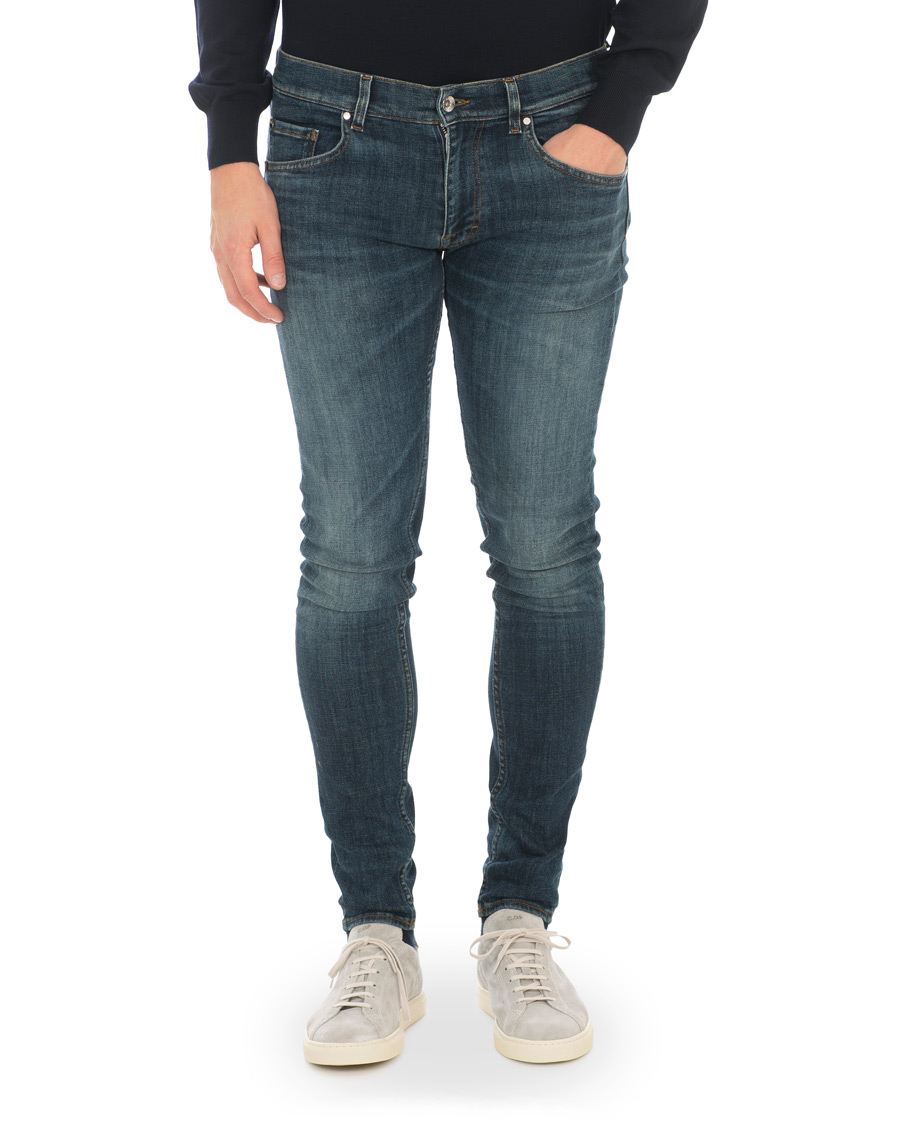 Heren | Jeans | Tiger of Sweden Jeans | Slim Top Stretch Jeans Blue