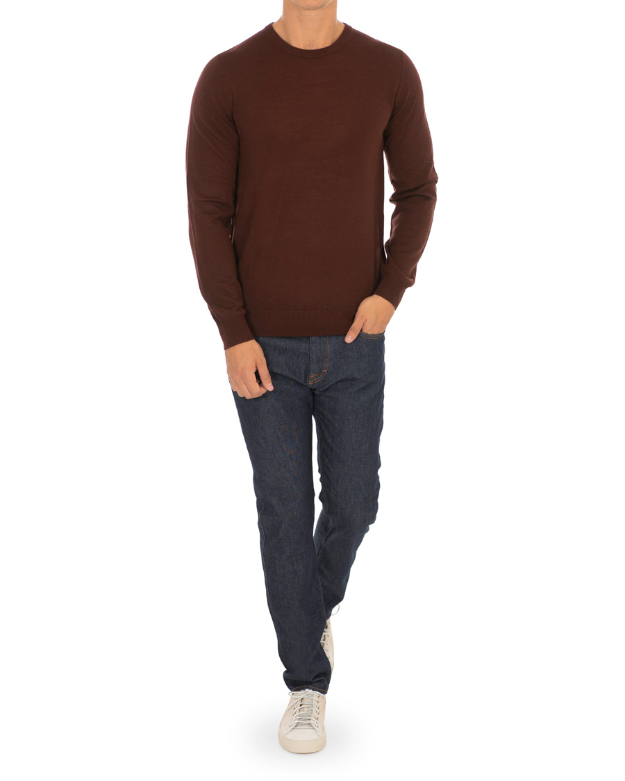 Heren | Jeans | Tiger of Sweden Jeans | Rex Ohia Stretch Jeans Mid Blue