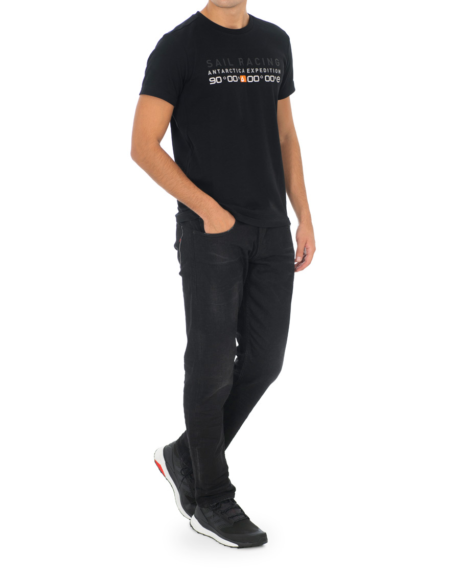 Heren | T-shirts | Sail Racing | Antarctica Crew Neck Tee Carbon