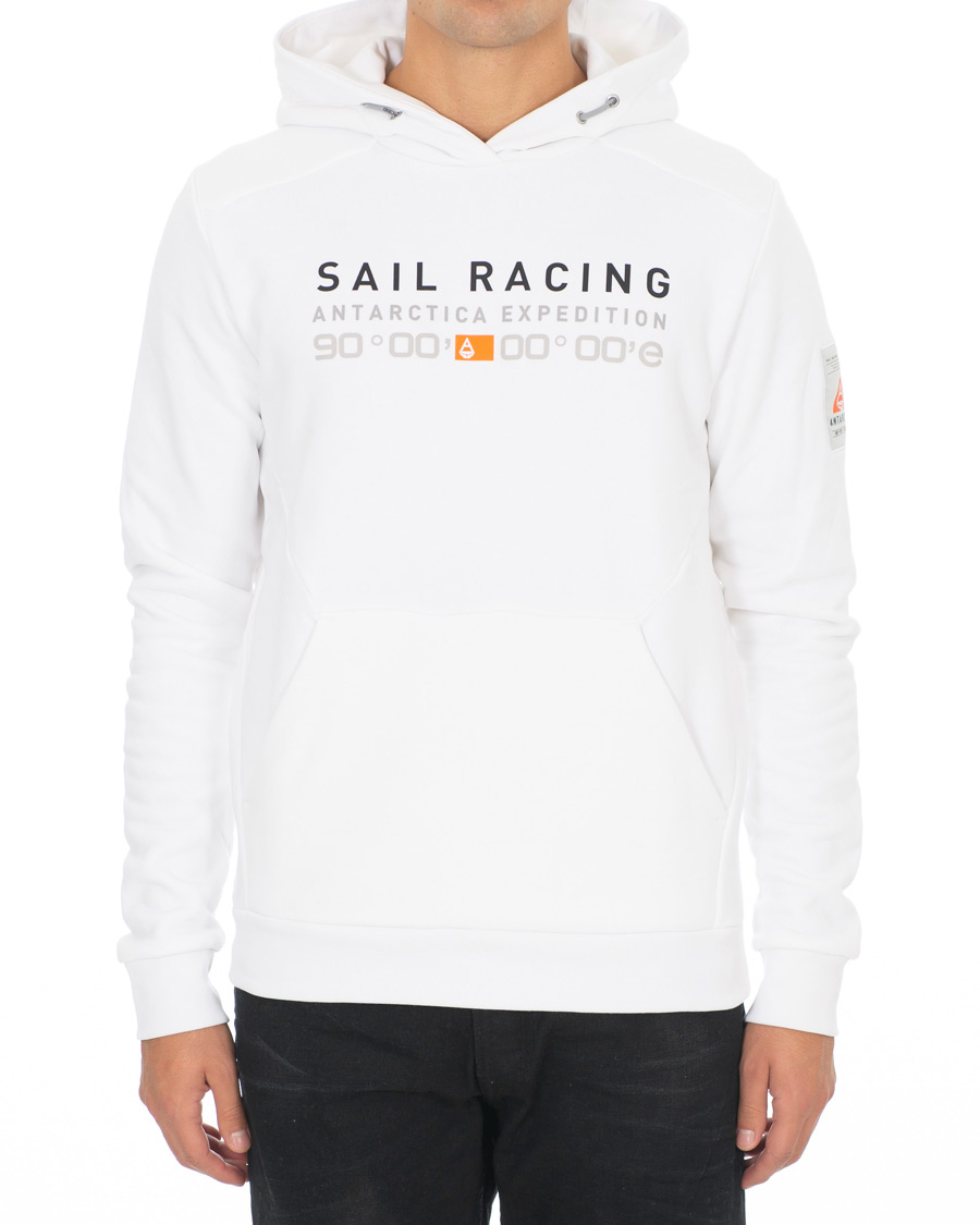 Heren | Truien | Sail Racing | Antarctica Hoodie White
