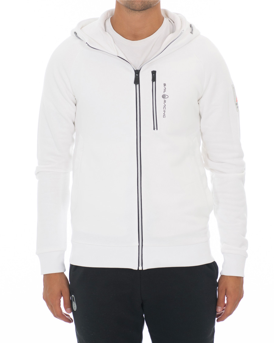 Heren | Truien | Sail Racing | Antarctica Full Zip Hoodie White